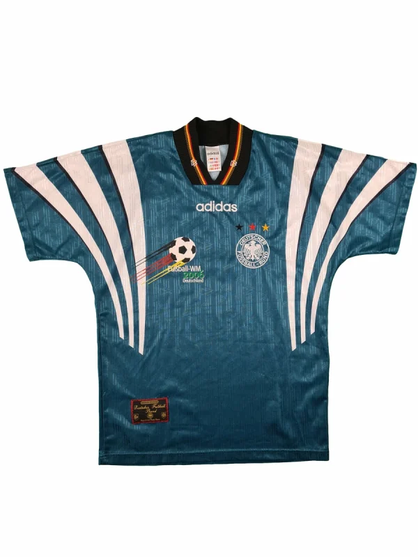 Adidas Deutscher Fußball-Bund Trikot 1996/98 Grün S 1
