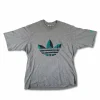 Vintage Adidas Shirt Trefoil Bedruckt Grau XL 13