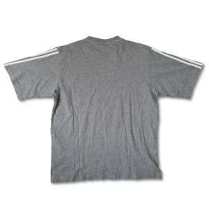 Vintage Adidas Shirt Logo Bestickt Grau XL 7