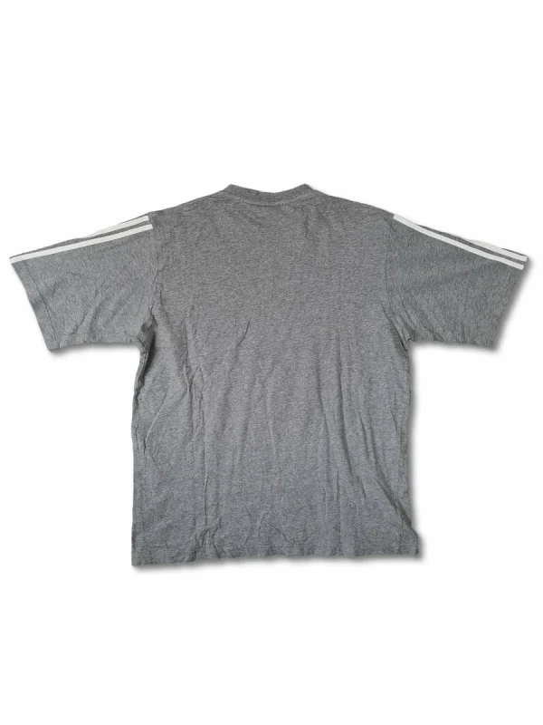 Vintage Adidas Shirt Logo Bestickt Grau XL 3