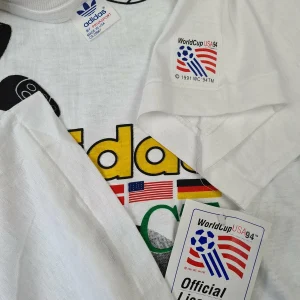 Rare! Vintage Adidas Shirt World Cup 1994 Striker Single Stitched L 9