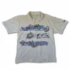 Vintage Adidas Poloshirt Marine Pattern M-L 11
