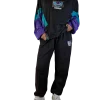 Rare! Vintage Adidas Jogginganzug Center Trefoil Bedruckt Schwarz XXL 11