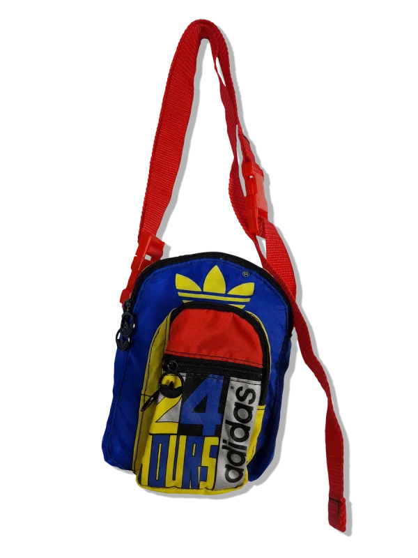 Vintage Adidas Tasche 80s Crossbody “24hours” Shoulderbag Festival Made In Korea Bunt 1