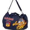 Vintage Adidas Sportttasche Klein 80s Bedruckt American Football 13
