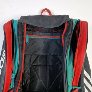 Vintage Adidas Rucksack Training 80s Schwarz Grün Rot 9