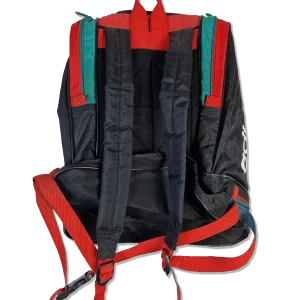 Vintage Adidas Rucksack Training 80s Schwarz Grün Rot 7