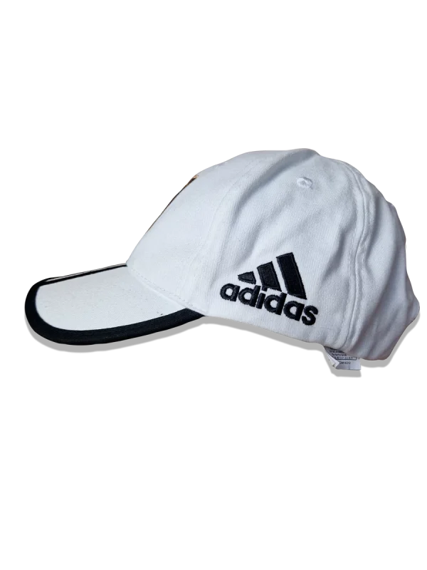 Moderne Adidas Cap DFB Fußball Merch Weiß M 3