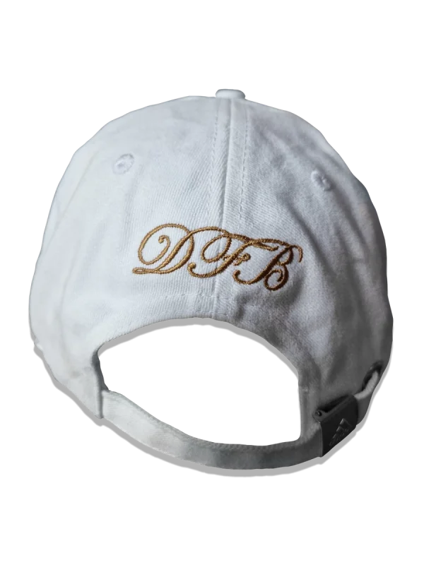 Moderne Adidas Cap DFB Fußball Merch Weiß M 4