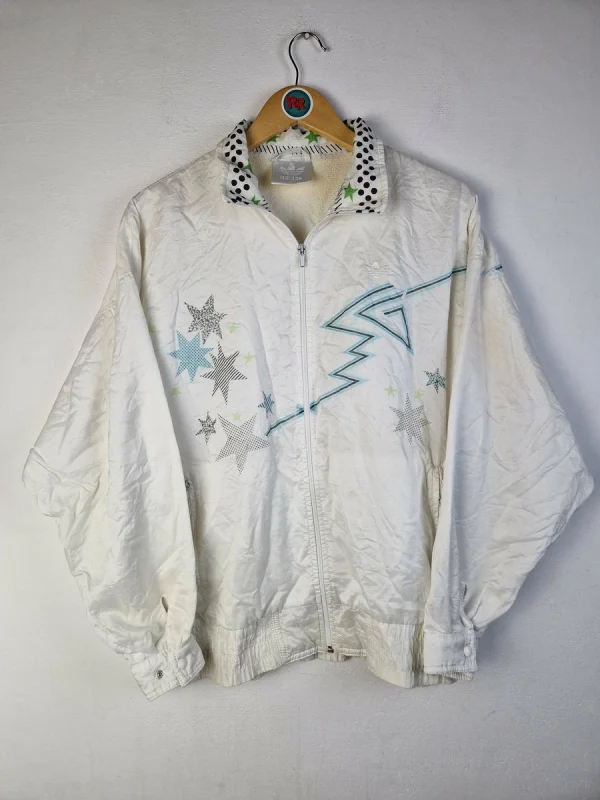Rare! Vintage Adidas Sportanzug 80s Frottee Made In West Germany Weiß M 4