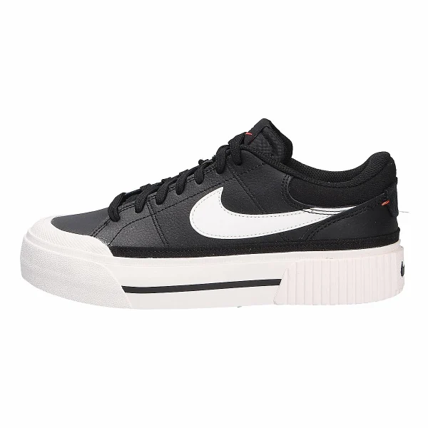 Nike Damen Sportiver Schnürschuh/Sneaker Sneakers Low-schwarz 3