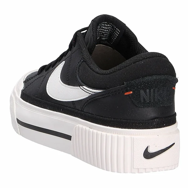 Nike Damen Sportiver Schnürschuh/Sneaker Sneakers Low-schwarz 4