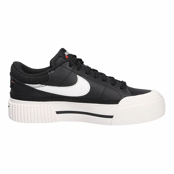 Nike Damen Sportiver Schnürschuh/Sneaker Sneakers Low-schwarz 6