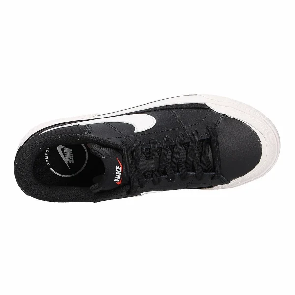 Nike Damen Sportiver Schnürschuh/Sneaker Sneakers Low-schwarz 9