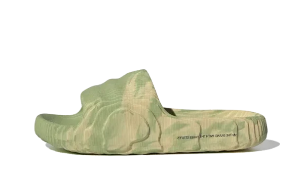 ADIDAS Adilette 22 Magic Lime St Desert Sand 1