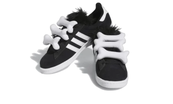 ADIDAS Campus 80s Jeremy Scott Bones Core Black 3