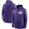 Men’s Nike Purple/Gray Minnesota Vikings Mascot Performance Full-Zip Hoodie 22