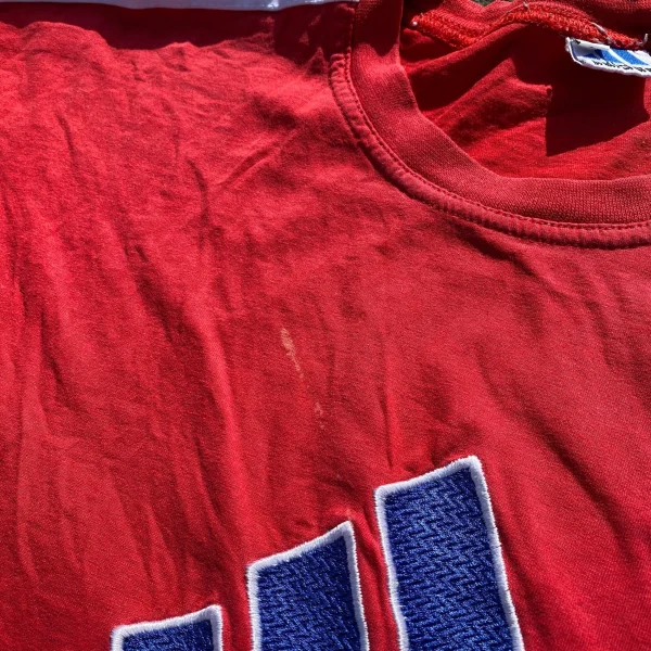 Adidas Embroidered T-shirt (M) 4