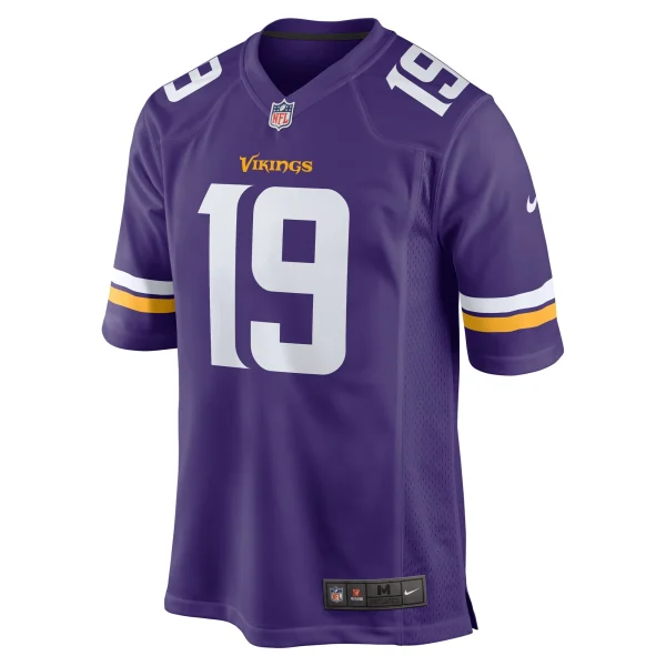 Men’s Nike Adam Thielen Purple Minnesota Vikings Game Jersey 3