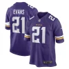 Men’s Nike Akayleb Evans Purple Minnesota Vikings Game Player Jersey 13