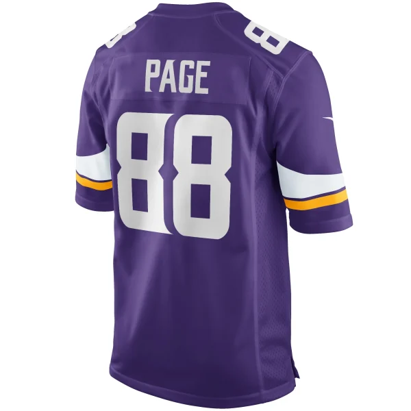 Men’s Nike Alan Page Purple Minnesota Vikings Game Retired Player Jersey 4