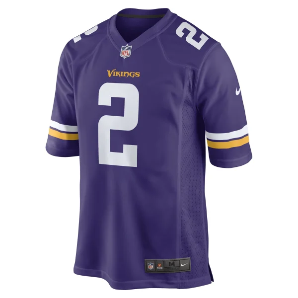 Men’s Nike Alexander Mattison Purple Minnesota Vikings Game Player Jersey 3
