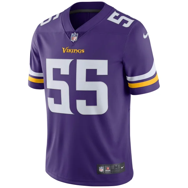 Men’s Nike Anthony Barr Purple Minnesota Vikings Vapor Untouchable Limited Player Jersey 3