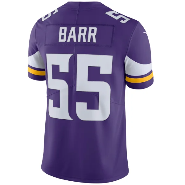 Men’s Nike Anthony Barr Purple Minnesota Vikings Vapor Untouchable Limited Player Jersey 4