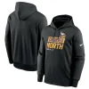 Men’s Nike Black Minnesota Vikings 2022 NFC North Division Champions Locker Room Trophy Collection Pullover Hoodie 13