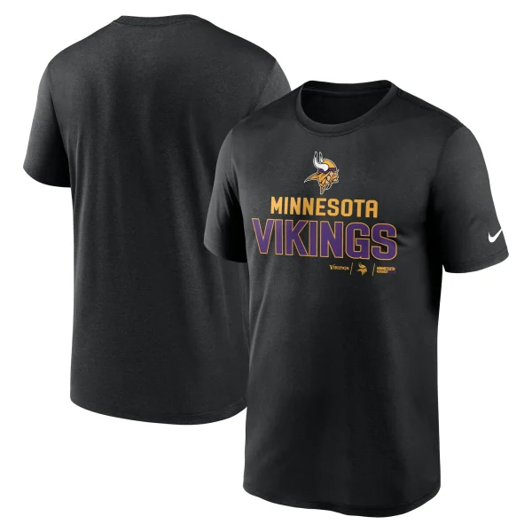 Men’s Nike Black Minnesota Vikings Legend Community Performance T-Shirt 1