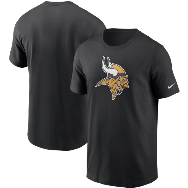Men’s Nike Black Minnesota Vikings Primary Logo T-Shirt 1