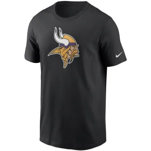 Men’s Nike Black Minnesota Vikings Primary Logo T-Shirt 7
