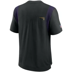 Men’s Nike Black Minnesota Vikings Sideline Player UV Performance T-Shirt 9