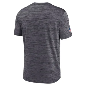 Men’s Nike Black Minnesota Vikings Sideline Velocity Athletic Stack Performance T-Shirt 9
