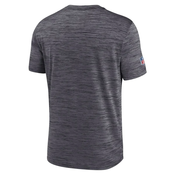 Men’s Nike Black Minnesota Vikings Sideline Velocity Athletic Stack Performance T-Shirt 4
