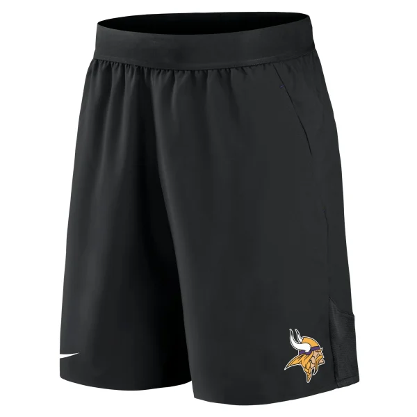 Men’s Nike Black Minnesota Vikings Stretch Woven Shorts 3