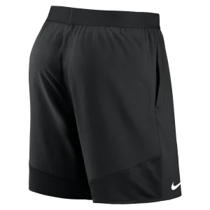 Men’s Nike Black Minnesota Vikings Stretch Woven Shorts 9