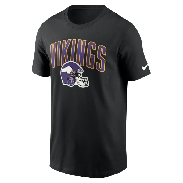 Men’s Nike Black Minnesota Vikings Team Athletic T-Shirt 3