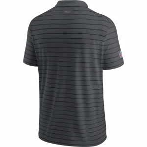 Men’s Nike Charcoal Minnesota Vikings Sideline Victory Coaches Performance Polo 9