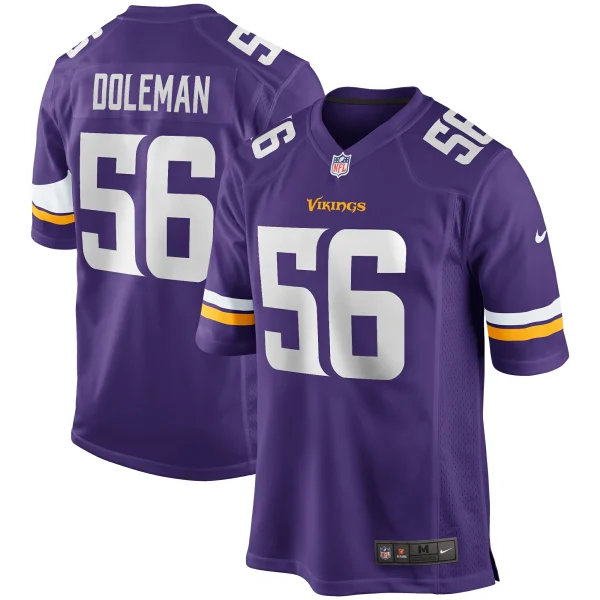 Men’s Nike Chris Doleman Purple Minnesota Vikings Game Retired Player Jersey 1