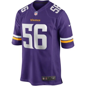 Men’s Nike Chris Doleman Purple Minnesota Vikings Game Retired Player Jersey 7