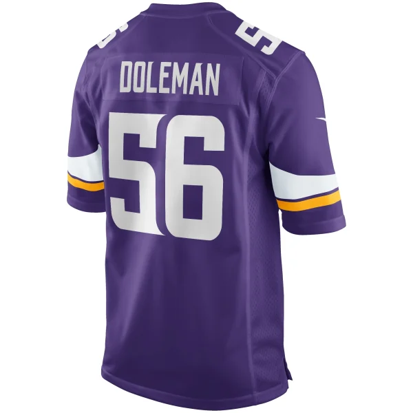 Men’s Nike Chris Doleman Purple Minnesota Vikings Game Retired Player Jersey 4