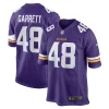 Men’s Nike Chris Garrett Purple Minnesota Vikings Home Game Player Jersey 13