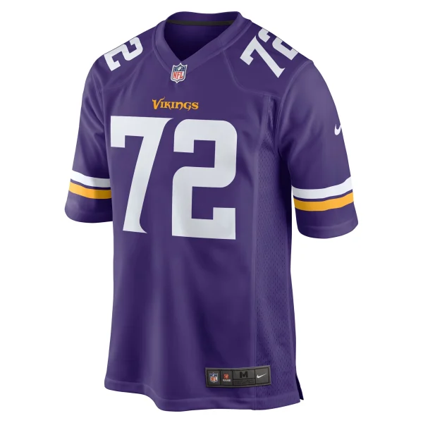 Men’s Nike Ezra Cleveland Purple Minnesota Vikings Game Jersey 3