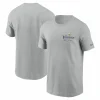 Men’s Nike Gray Minnesota Vikings Sideline Infograph Lockup Performance T-Shirt 13