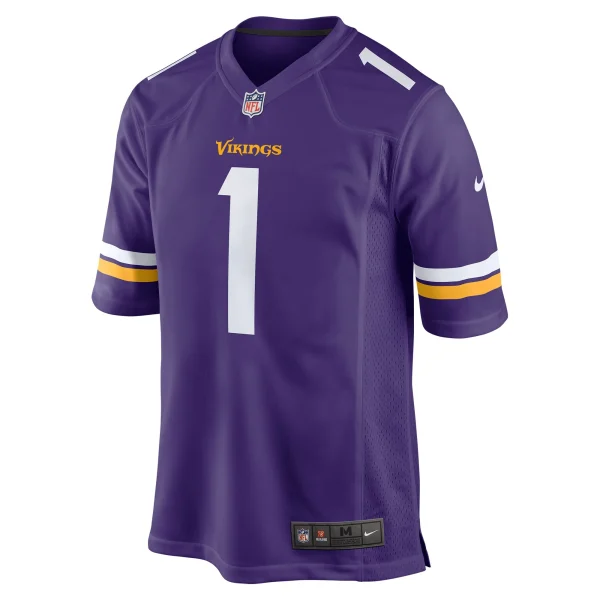 Men’s Nike Greg Joseph Purple Minnesota Vikings Game Jersey 3