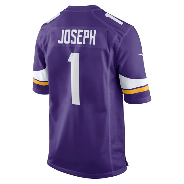 Men’s Nike Greg Joseph Purple Minnesota Vikings Game Jersey 4
