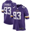 Men’s Nike John Randle Purple Minnesota Vikings Game Retired Player Jersey 13