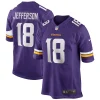 Men’s Nike Justin Jefferson Purple Minnesota Vikings Player Game Jersey 11
