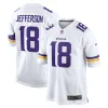 Men’s Nike Justin Jefferson White Minnesota Vikings Game Player Jersey 11